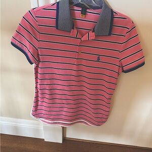 Ralph Lauren women’s pink and baby golf shirt